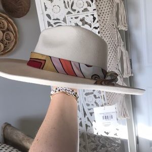 Lack Of Color Melodic Fedora In Ivory 